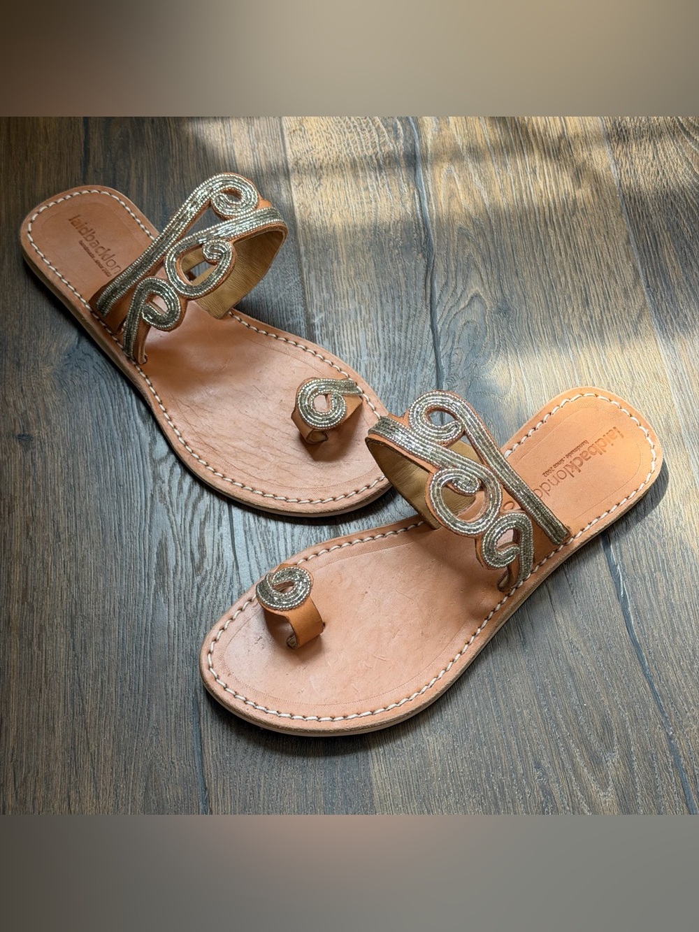 Laidback London Neo LP Leather Sandals New Anthropologie size 40